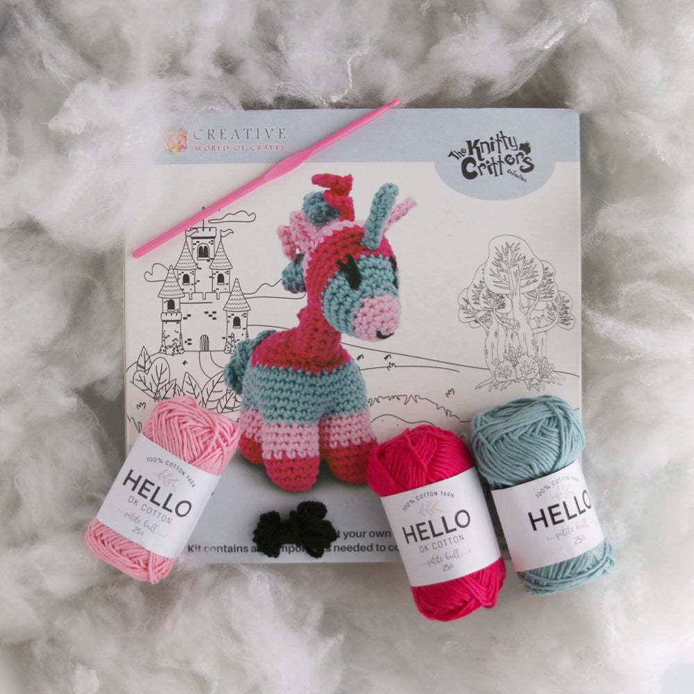 Creative Expressions Knitty Critters Pocket Pal Crochet Kit