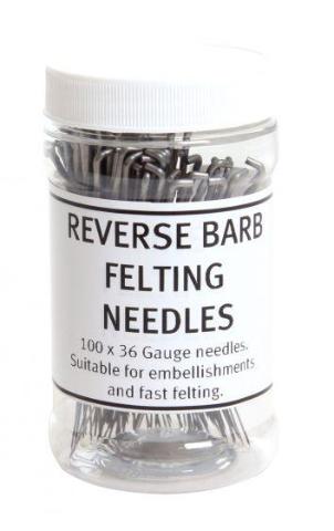 Ashford Felting Needles - 100 Pack-Felting Needle-Reverse Barb (100pk)-
