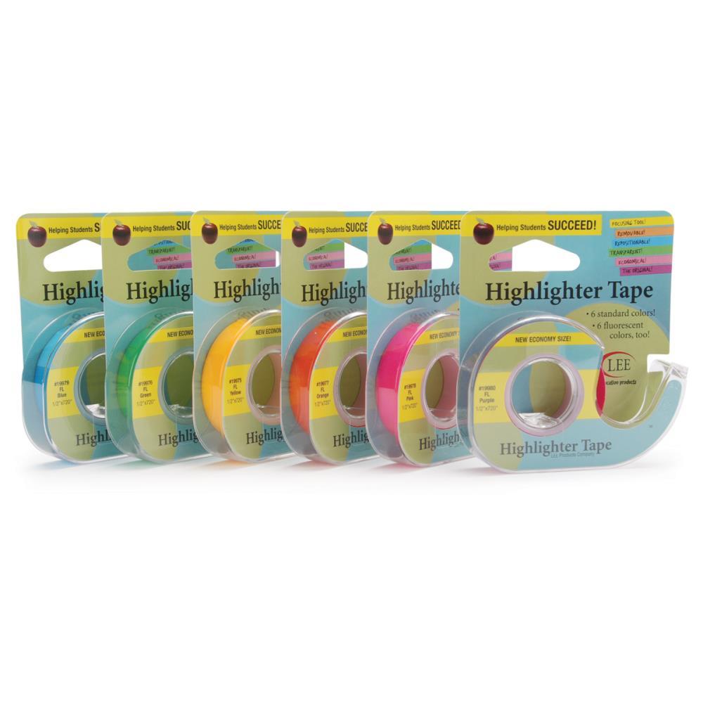 Fluorescent Highlighter Tape-Notions-FL Yellow-
