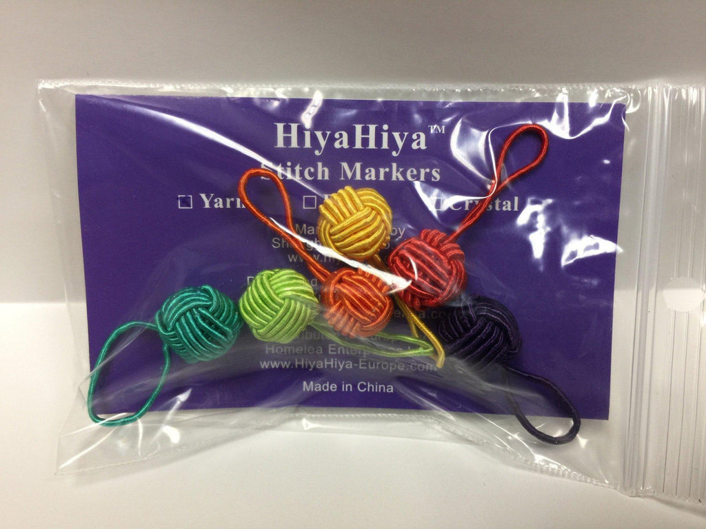 HiyaHiya Yarn Ball Stitch Markers-Knitting Accessory-