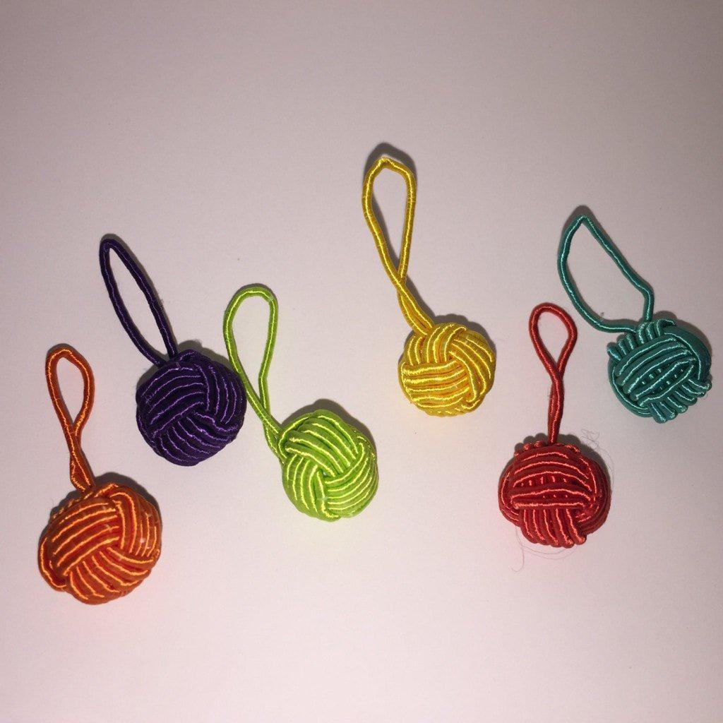 HiyaHiya Yarn Ball Stitch Markers-Knitting Accessory-