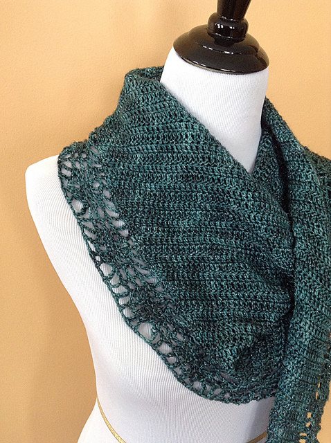 Candeo Shawl (Boomerang Style)-Patterns-