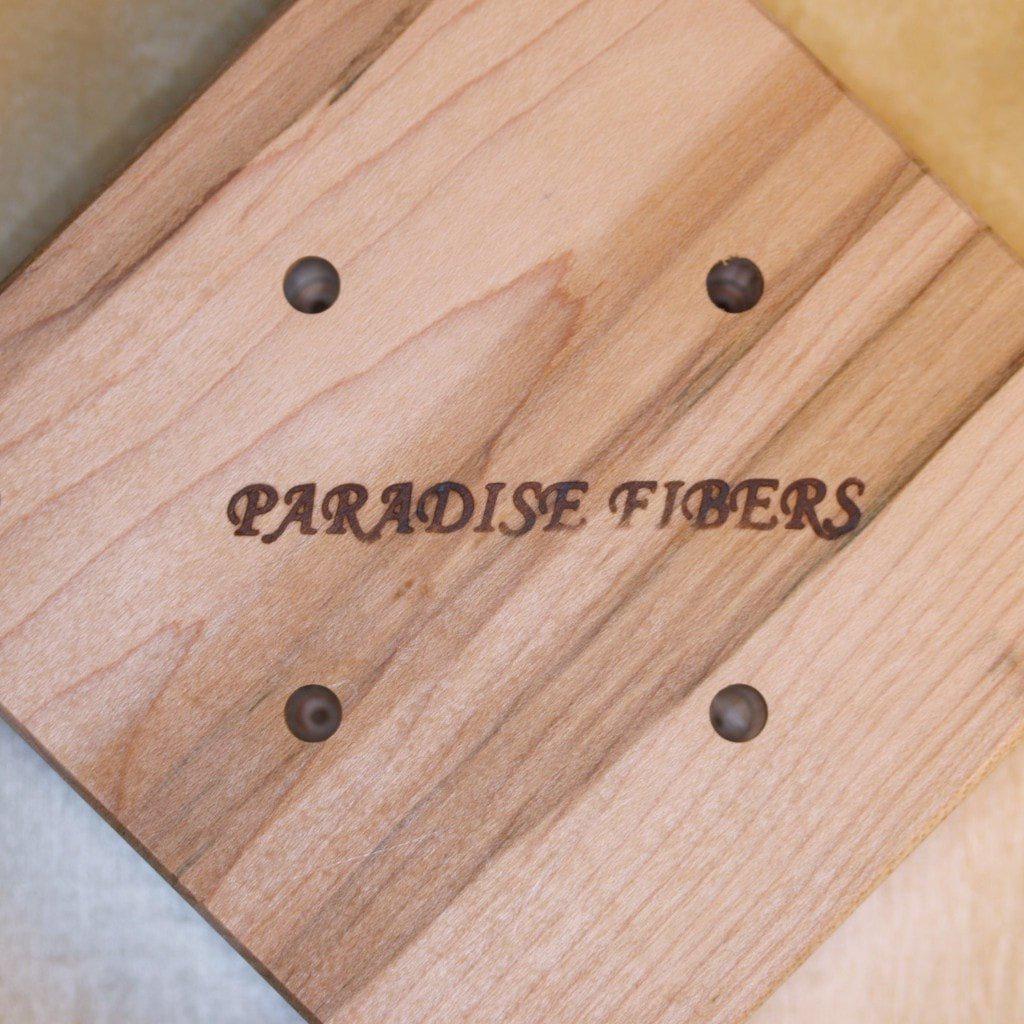 Our Maple Yarn Swift with a Stanwood Ball Winder.