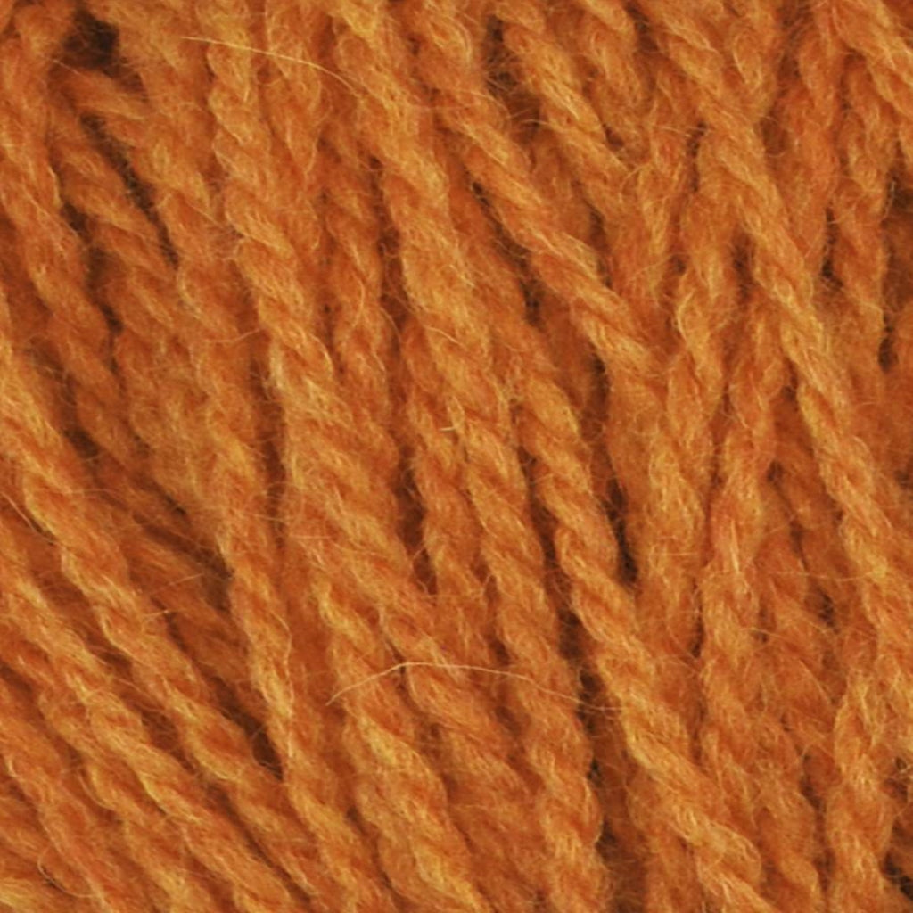 Color: Tiger 010. A tiger orange colored variant of Jody Long Andeamo Lite Yarn