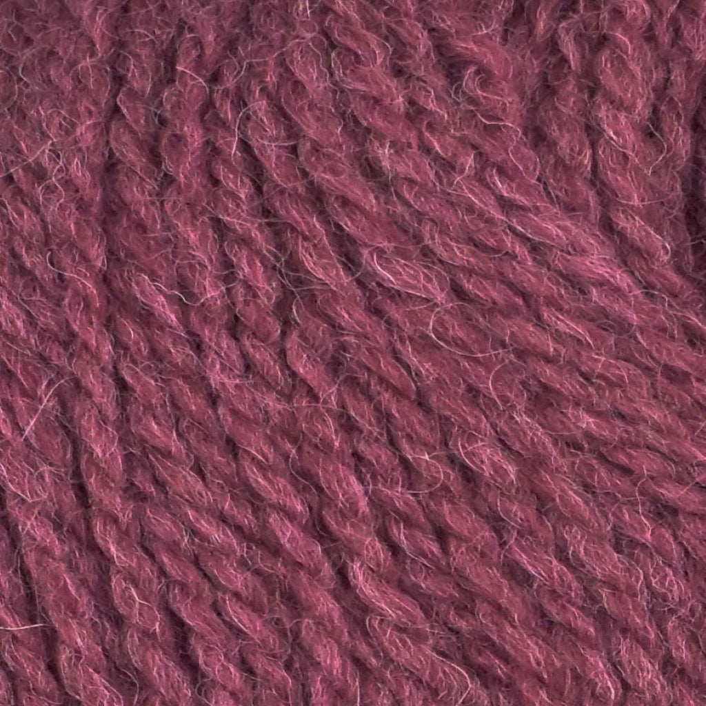 Color: Wine 020. A wine red colored variant of Jody Long Andeamo Lite Yarn