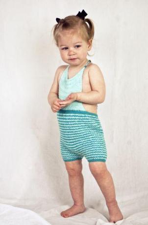 Baby Bathing Beauty Pattern featuring Fixation by Cascade Yarns-Patterns-