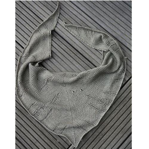 Tattered Shawl Pattern by Sachiko Burgin-Patterns-