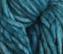 Color: Reflecting Pool 133. A tealish blue variegated variant of Malabrigo Rasta yarn. 