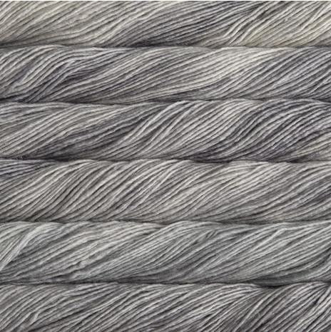 Drop Canyon Shawl Kit featuring Malabrigo Silky Merino-Kits-Cape Cod Grey-
