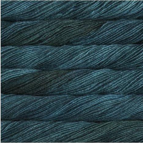 Drop Canyon Shawl Kit featuring Malabrigo Silky Merino-Kits-Teal Feather-