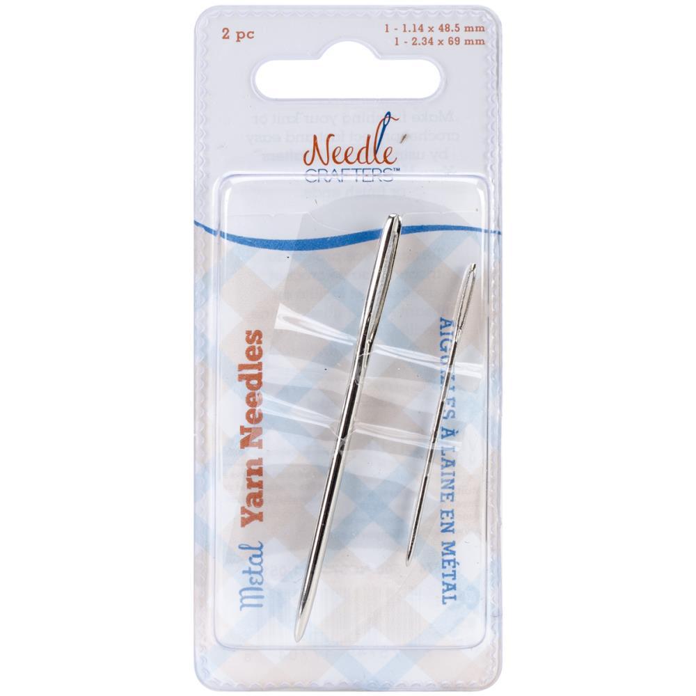Needlecrafters Metal Yarn Finishing Needles - 2 Pack-Tapestry Needles-