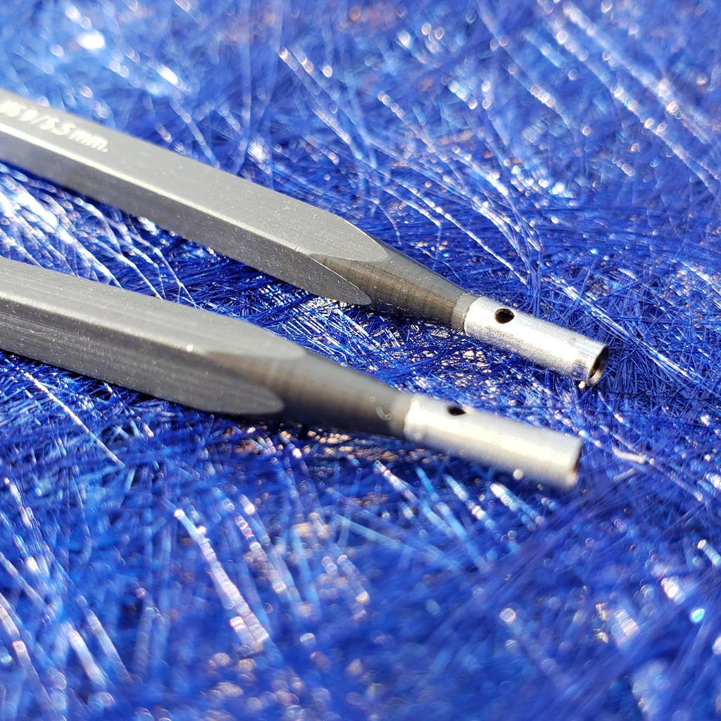 A look at the end of the Kollage Square Interchangeable Tips.