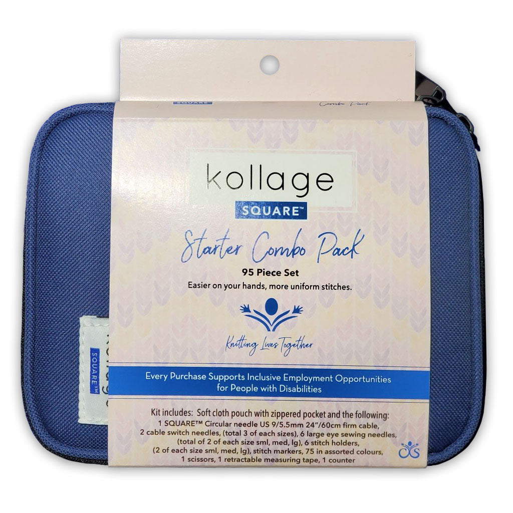 A Kollage Square Starter Combo Accessory Pack in its packaging.