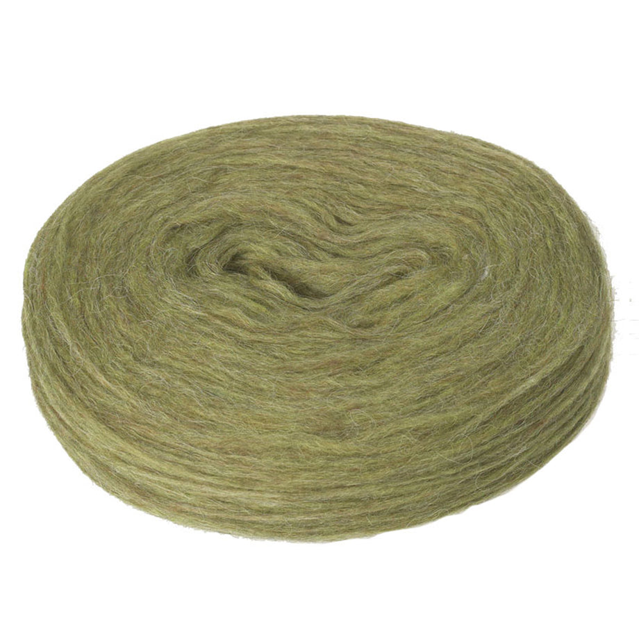 Clover Natural Wool Roving - Lime Green