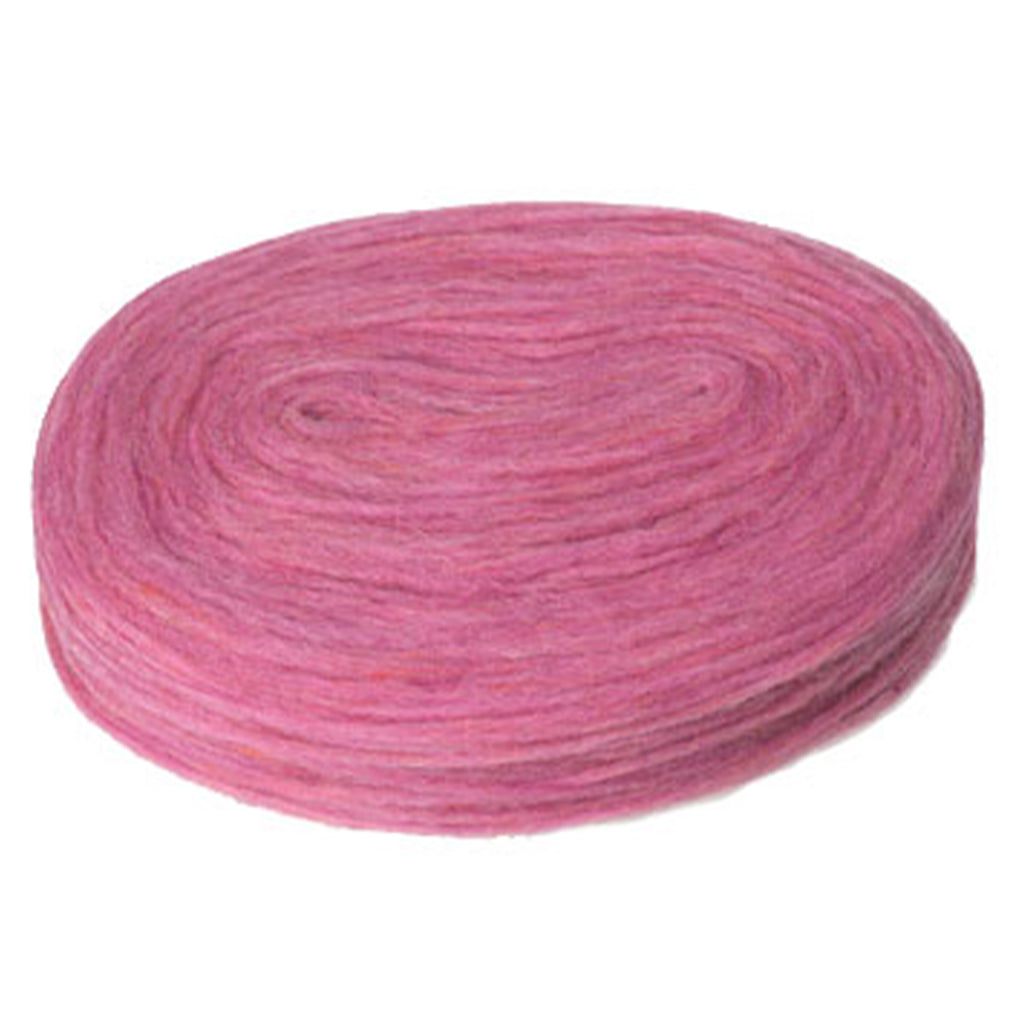 Sunset Rose 1425, a bright heathered candy pink roll of Lopi's Plotulopi.