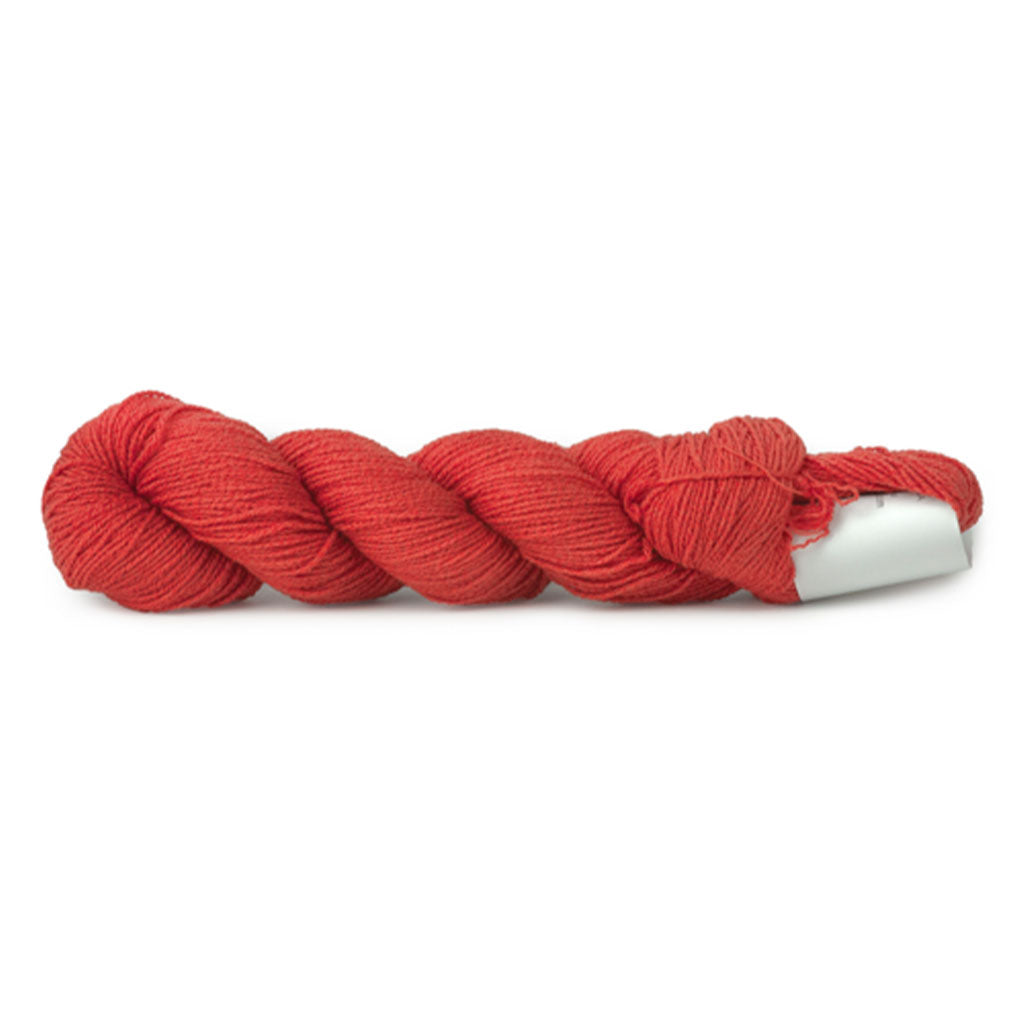 CoBaSi in the color VavaVoom Red 054, a bright firey red colorway.