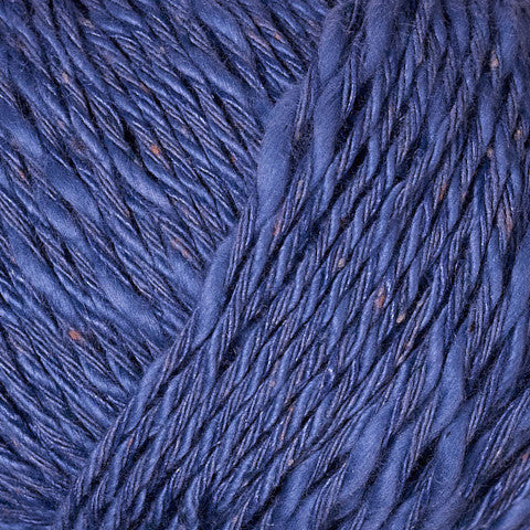 Berroco Meraki in Devotion - a dark blue tweed colorway