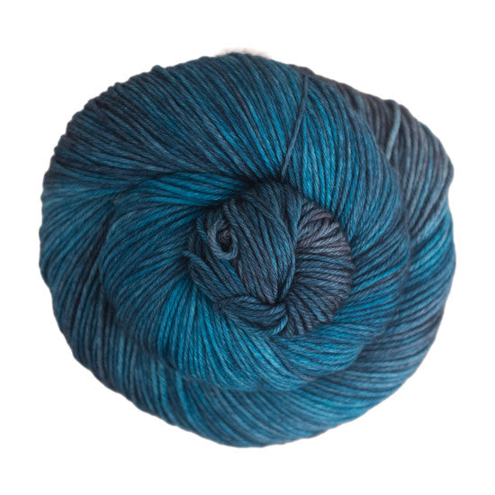 Malabrigo Arroyo Yarn Bobby Blue 027 - a variegated blue and grey colorway