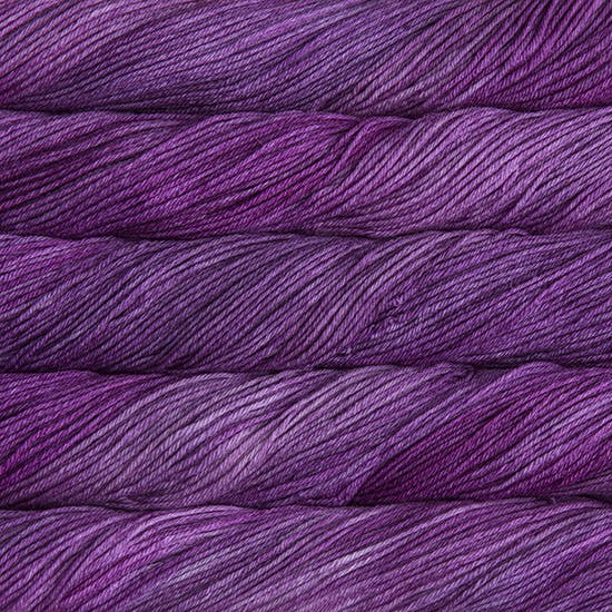 Malabrigo Arroyo Yarn Borraja 058 - a bright purple colorway