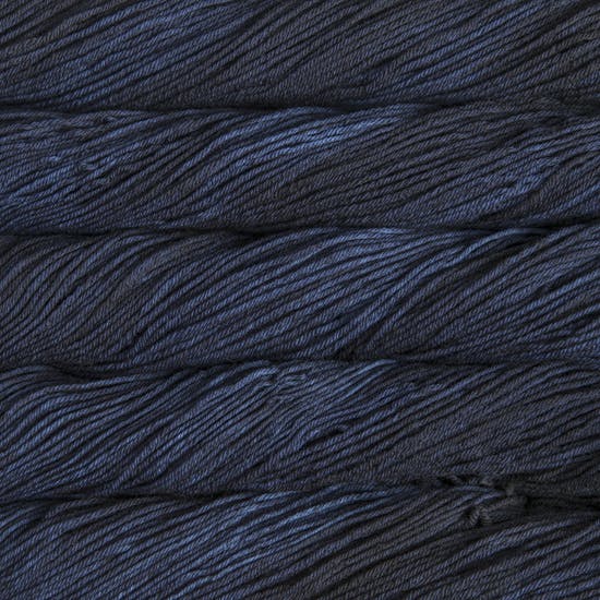 Malabrigo Arroyo Yarn Prussia Blue 046 - a tonal dark navy colorway