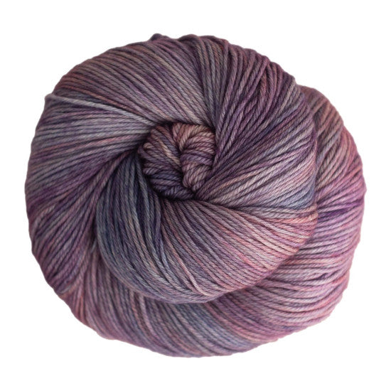 Malabrigo Arroyo Yarn Tranquilo 841 - a variegated purple and pink colorway