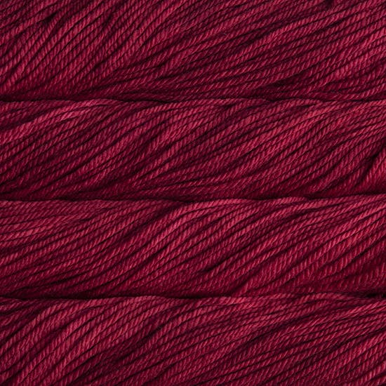 Malabrigo Chunky in Ravelry Red - a dark red colorway