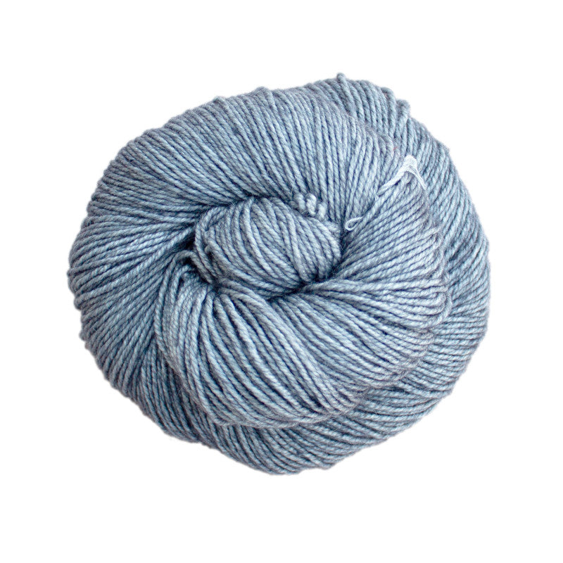 Malabrigo Dos Tierras DK Yarn in Gris - a blue-grey colorway