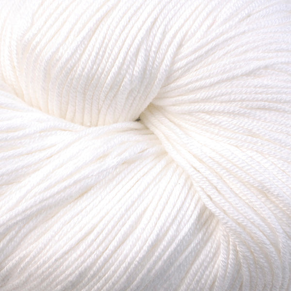 Bluffs 6600, a white skein of Berroco's DK weight Modern Cotton.