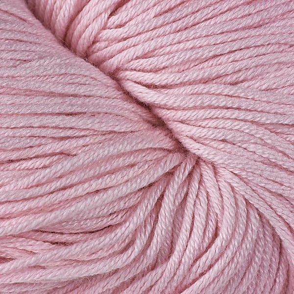 Rose Island 6662, a pastel pink skein of Berroco's DK weight Modern Cotton.