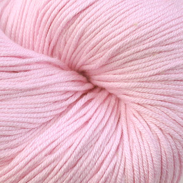 Spinnaker 6622, a bright frosting pink skein of Berroco's DK weight Modern Cotton.