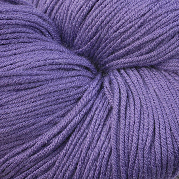 Viola 6633, a violet skein of Berroco's DK weight Modern Cotton.