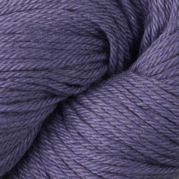 Violet 8487, a gentle purple shade of Berroco Pima 100 Yarn.