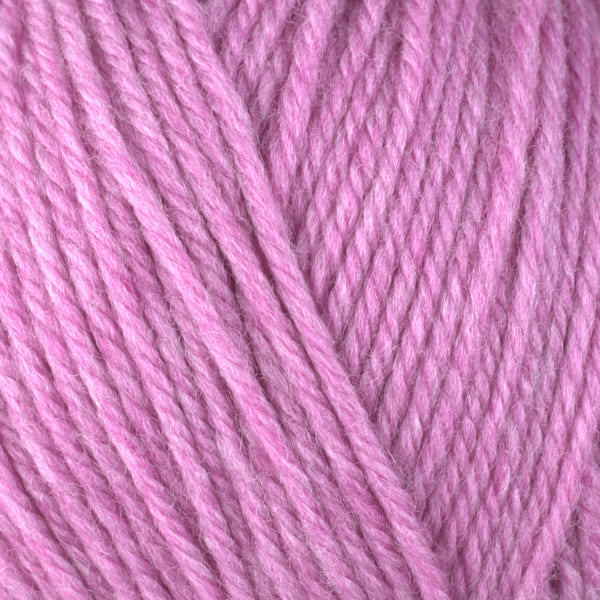 Pink Lady 33164, a heathered bright pink skein of washable worsted weight Ultra Wool yarn.