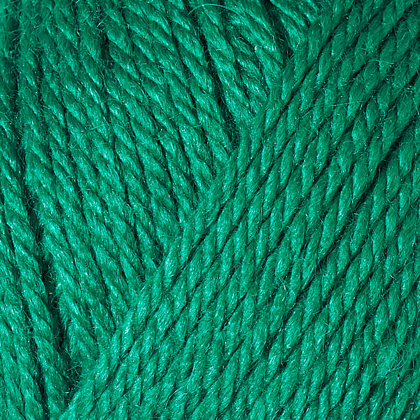 Berroco's Vintage Baby DK yarn in the color Holly 10030, a true green.
