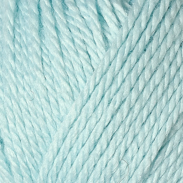 Berroco's Vintage Baby DK yarn in the color Mint 10007, a pastel mint.