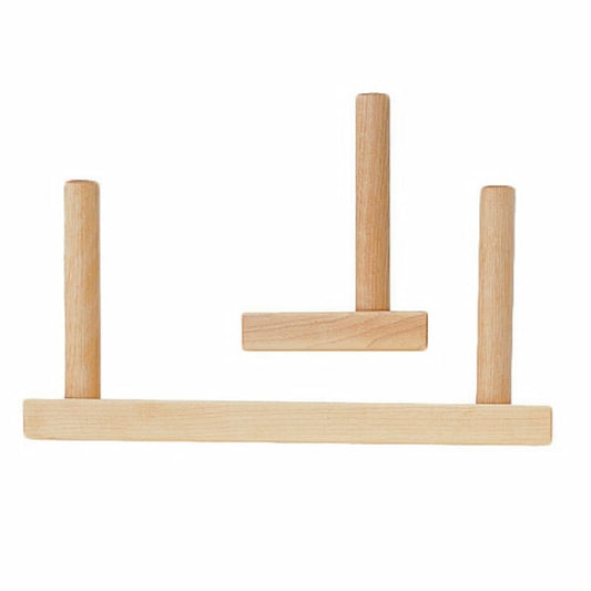 Wooden pegs toy