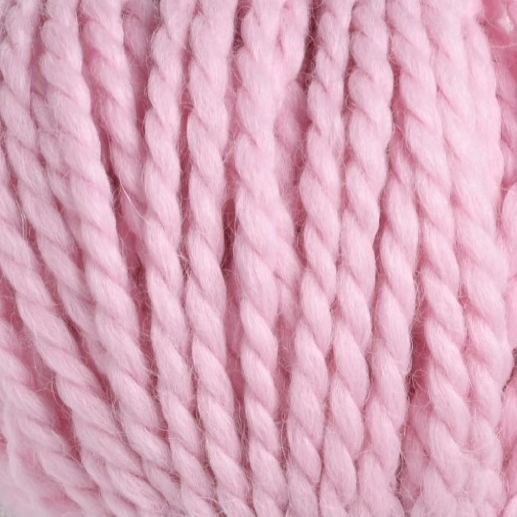 Color: Ice Pink 5469.  A baby pink variant of Plymouth Baby Alpaca Grande yarn. 