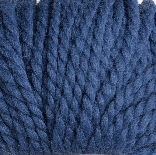 Color: Navy 1662.  A navy blue variant of Plymouth Baby Alpaca Grande yarn. 
