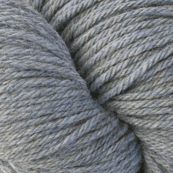 Berroco Vintage Worsted weight yarn in the color Overcast 51183, a light cloudy grey.