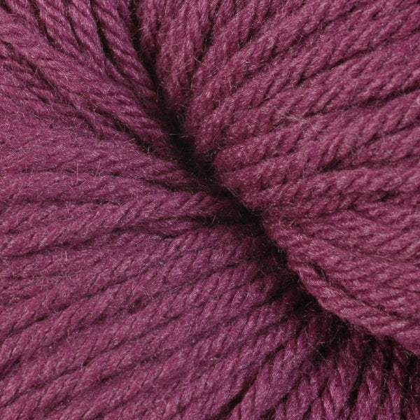 Berroco Vintage Worsted weight yarn in the color Magenta 5161.