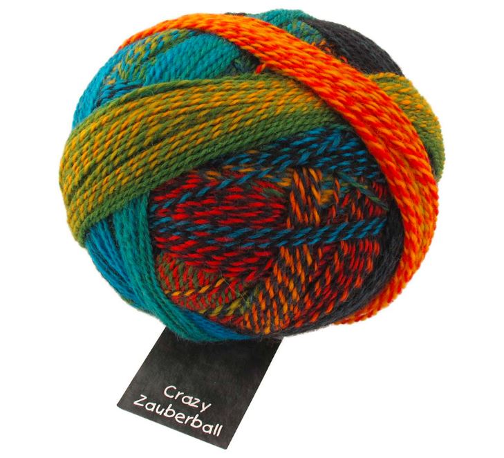 Color 1564 Tropical Fish. A bright, multi colored ball in orange, teals, and yellows