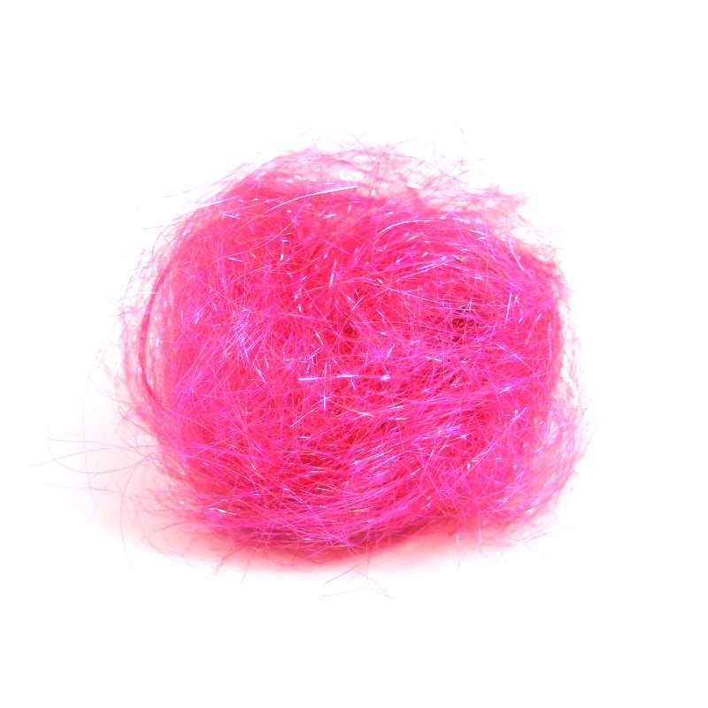 Paradise Fibers Angelina Crystalina- Heat Bondable-Fiber-Raspberry A16-10g-