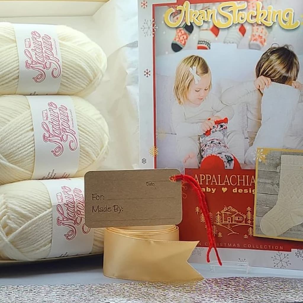Appalachian Baby Designs Aran Christmas Stocking Kit - Paradise Fibers