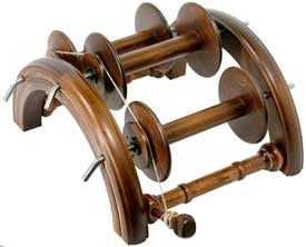 Kromski Tensioned Lazy Kates-Lazy Kate-Arched-Walnut-