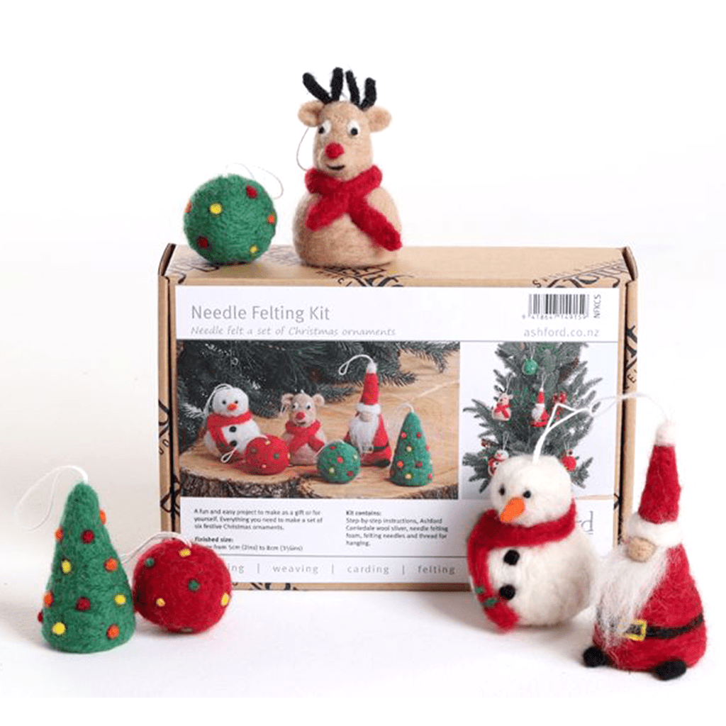 Ashford Needle Felting Kit - Christmas Special - Paradise Fibers