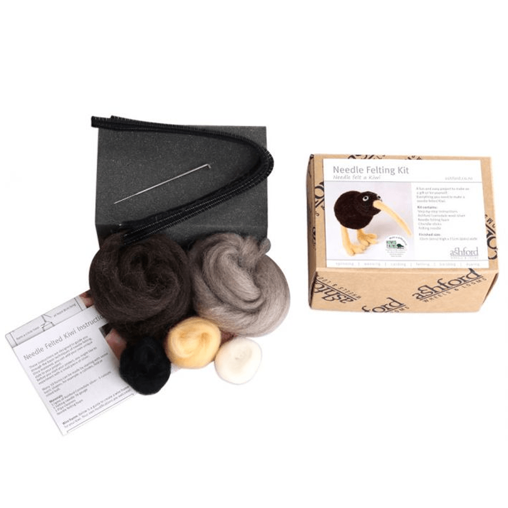 Ashford Needle Felting Kit - Kiwi - Paradise Fibers
