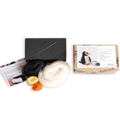 Ashford Needle Felting Kit - Penguin - Paradise Fibers