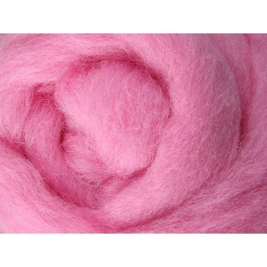 Ashford Solid Colored Corriedale Sliver - 2.2lb bag - Candy Floss - Paradise Fibers