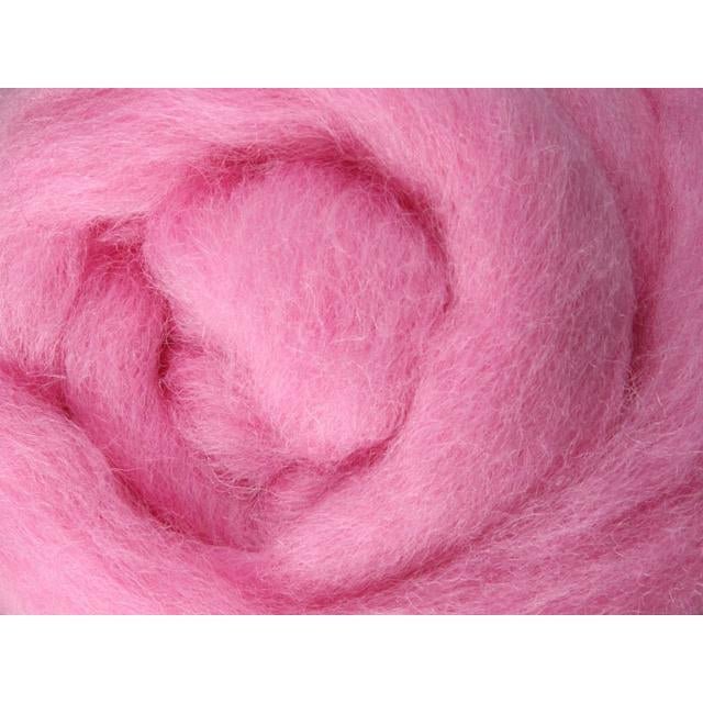 Ashford Solid Colored Corriedale Sliver - 2.2lb bag - Candy Floss - Paradise Fibers