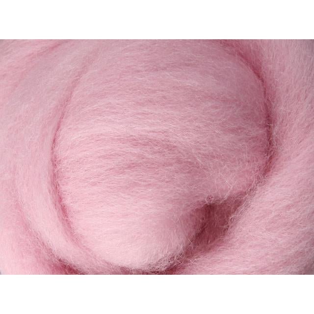 Ashford Solid Colored Corriedale Sliver - 2.2lb bag - Cupcake - Paradise Fibers